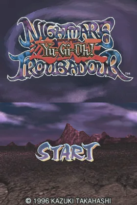 Yu-Gi-Oh! - Nightmare Troubadour (USA) screen shot title